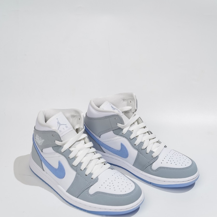 Air Jordan 1 Mid Wolf Grey Aluminium (W)