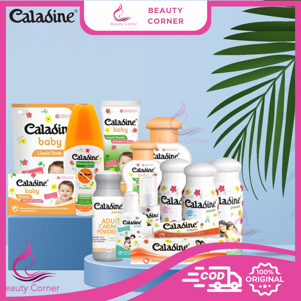 Caladine Gel - Gel Pengurang Gatal | Liquid Soap With Anti Irritant | Powder With Anti Irritant