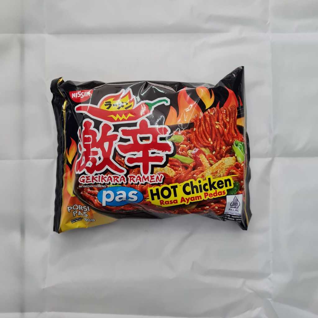 

NISSIN GEKIKARA RAMEN HOT CHICKEN RASA AYAM PEDAS