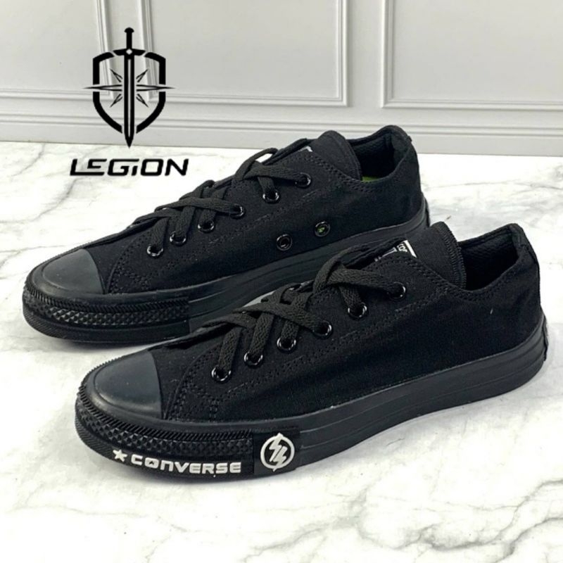Sepatu Allstar Sepatu Sekolah Casual Pria Wanita Warna Hitam Putih Low