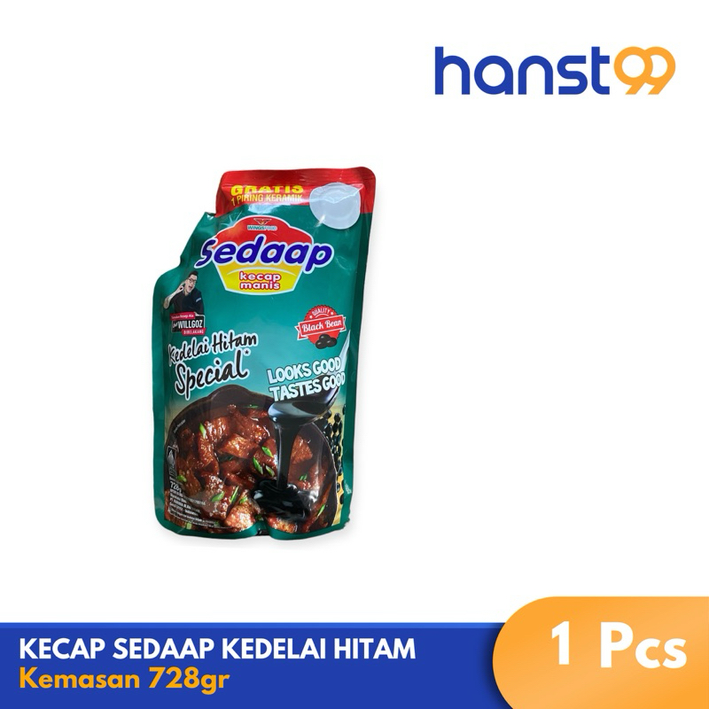 

Kecap Manis Sedaap Kedelai Hitam Special 728g