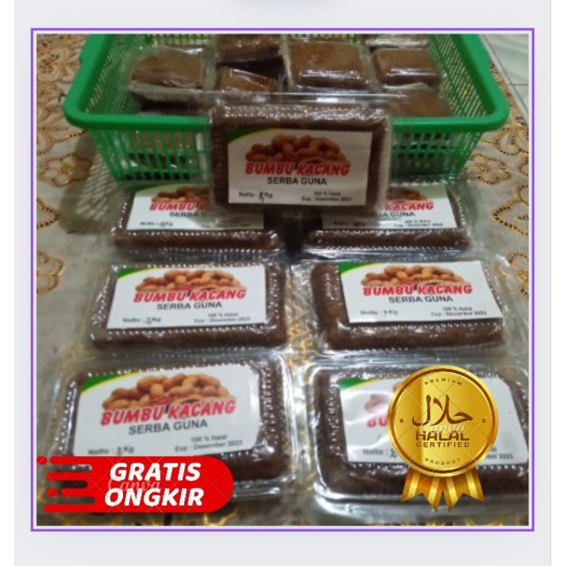 

Bumbu kacang serbaguna 1 KG (buat bumbu pecel,gado-gado,ketoprak,gecot,karedok)