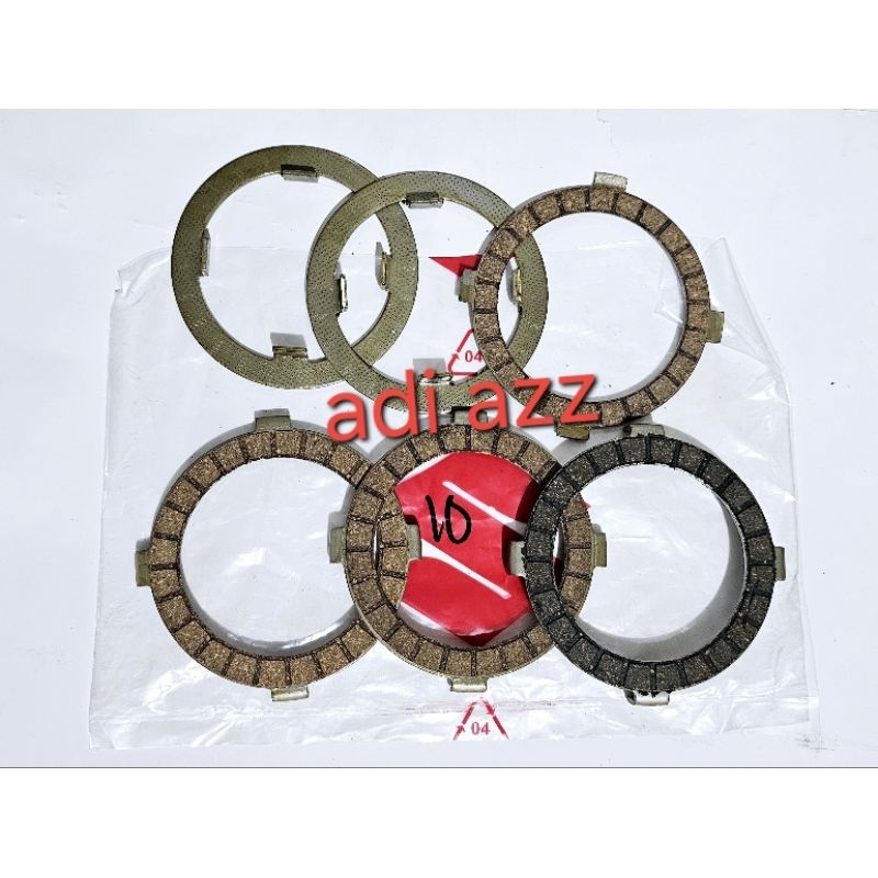 kampas kopling set isi 6 suzuki rc110 crystal tornado gs bukan ori kualitas bagus