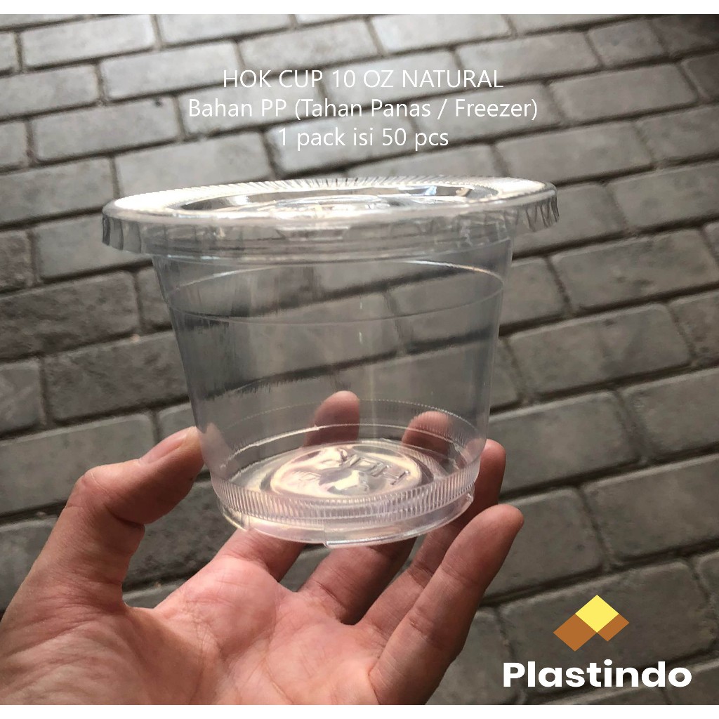 Gelas Plastik Hok 10 oz | Cup Plastik 10 oz  | Cup Jagung Cup Es Puter