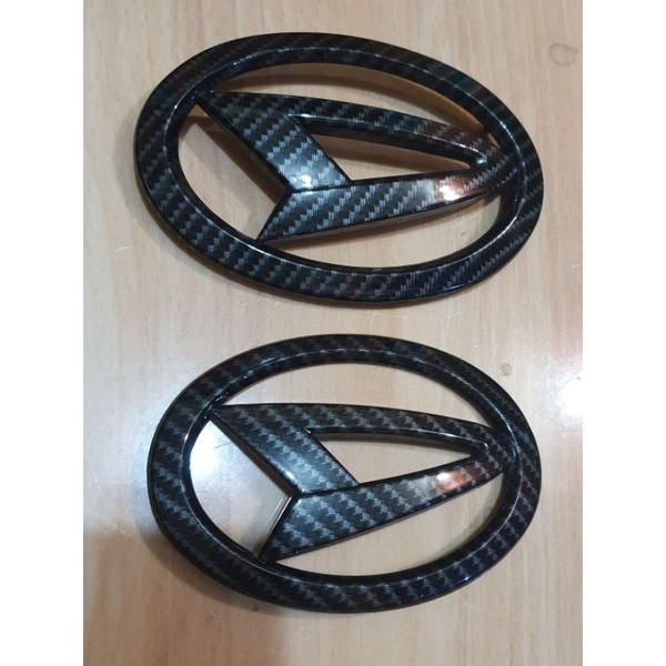 Emblem Logo Depan Belakang Daihatsu Sigra Carbon