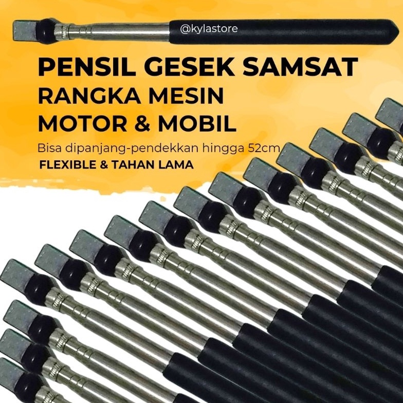 KODE G55C PENSIL GESEK SAMSAT NOMOR RANGKA NOMOR MESIN ATK GESEK SAMSAT ALAT GESEK RANGKA MOTOR DAN 