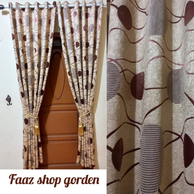 Gorden Jendela Dan Pintu Minimalis Gorden Smokring Gorden Ruang Tamu Mewah