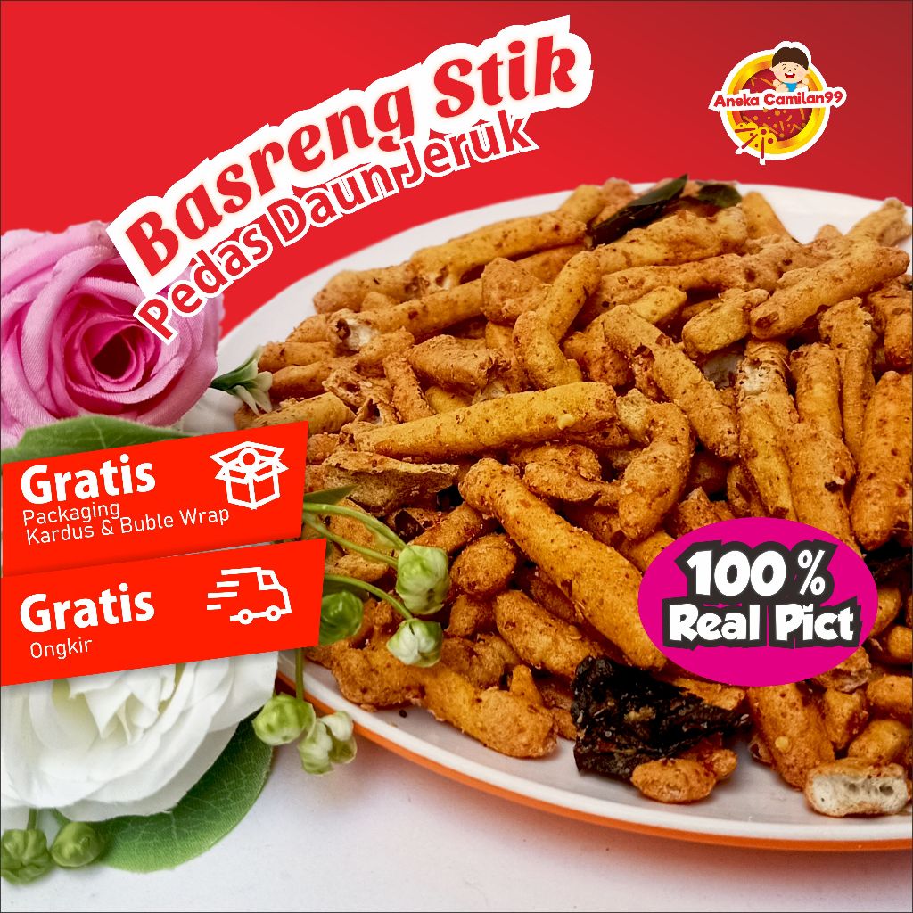 

Basreng Daun Jeruk Oriiginal Pedas