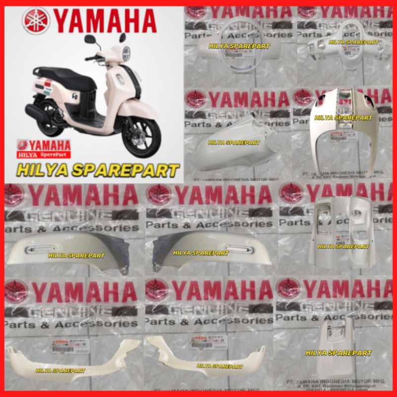 BODY HALUS FAZZIO FAZIO 125 PUTIH CREAM ORIGINAL YAMAHA YGP