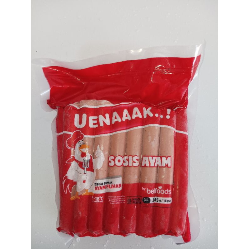 

BELFOODS UENAAAK SOSIS AYAM 345GR