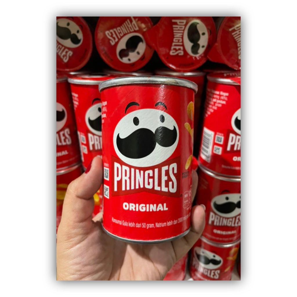 

[CO] keripik Pringles Potato Chips mini 42gr jajanan cemilan makanan murah kentang