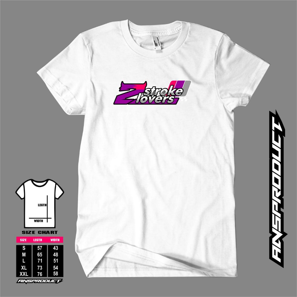 Kaos 2 Stroke Lovers - Baju Racing Two Stroke - Koas ninja kaos racing