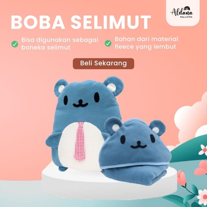 BOBALIMUT CUDDLEME BONEKA BANTAL SELIMUT BABY BONEKA BANTAL SELIMUT ANAK BONEKA KARAKTER HEWAN