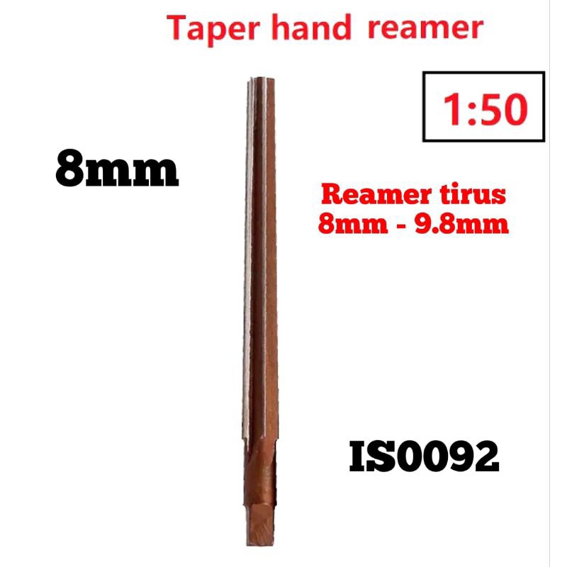 Reamer tirus 8mm 1:50 reamer lemer remer pin reamer pin