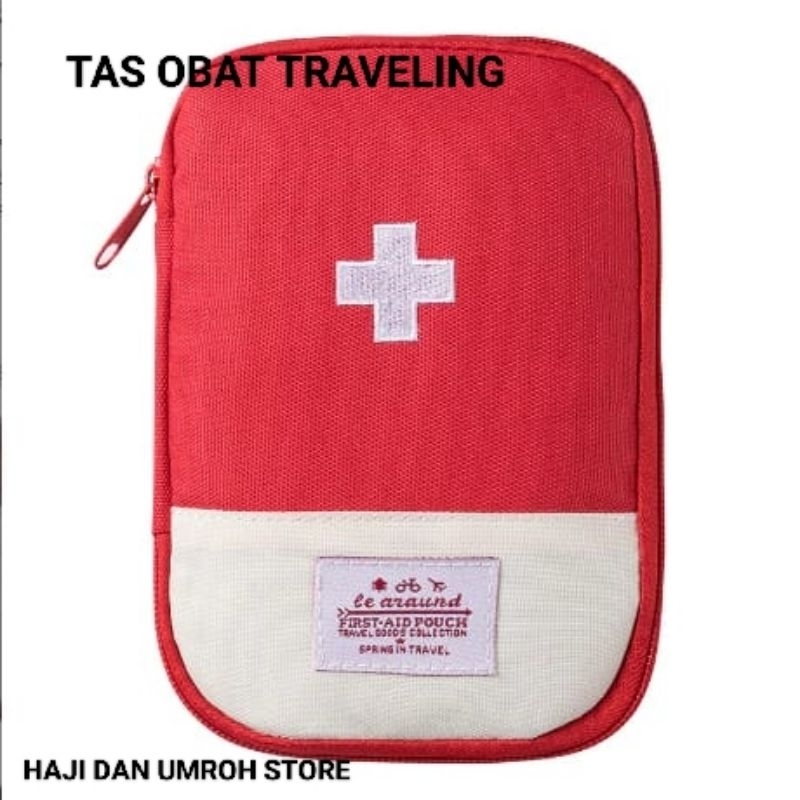 TAS OBAT TRAVELING PERLENGKAPAN HAJI DAN UMROH/ TAS OBAT P3K / TAS OBAT (HAJIDANUMROHSTORE)