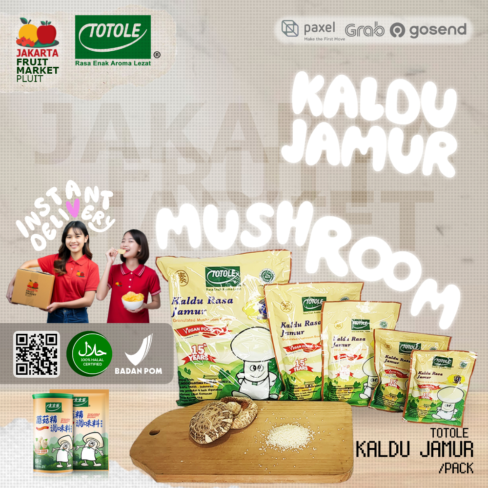 

TOTOLE KALDU JAMUR bumbu kaldu mushroom penyedap rasa