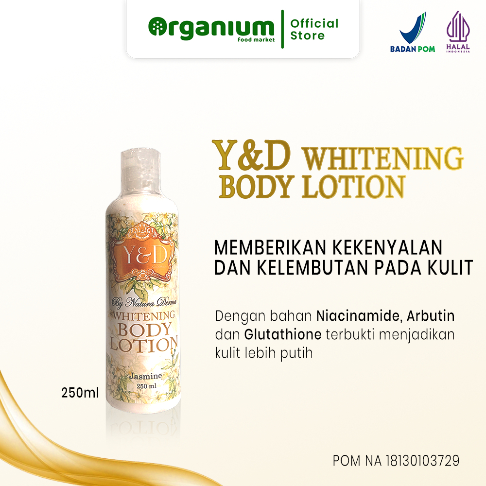 Whitening Body Lotion Y&D NDERMA Handbody Lotion - 250ml
