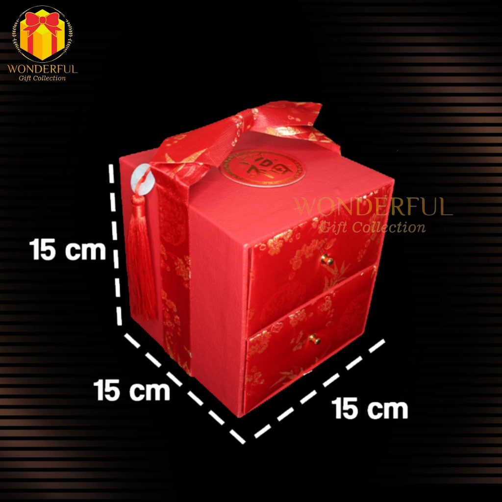 

Hardbox Imlek Chongsam Laci 2 Tingkat 15X15X7,5 WGC-C34