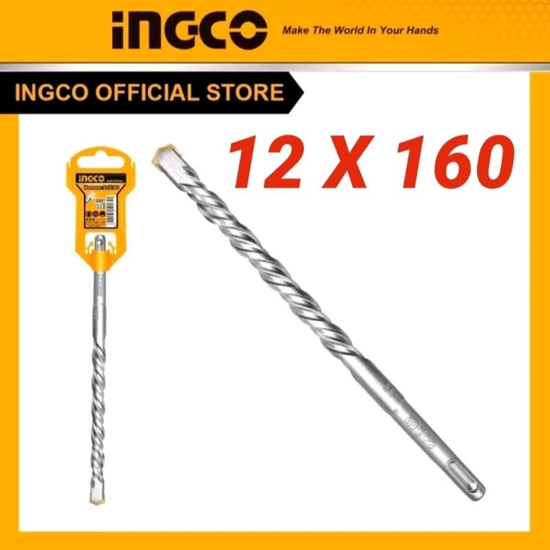 INGCO MATA BOR BETON COLOK  12 X 160 MATA BOR SDS PLUS HAMMER DRILL INGCO 12X160