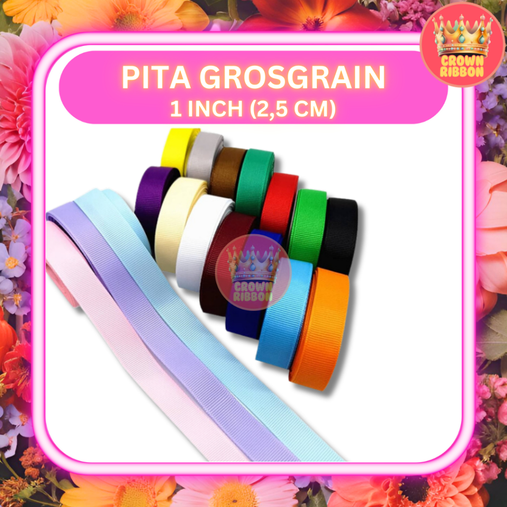 

Pita Grosgrain 1 inch (2,5 cm) / Grossgrain 20 meter