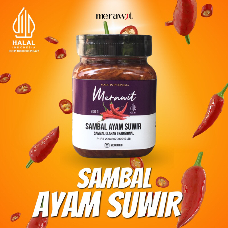 

Sambal Merawit - Sambal Ayam Suwit / Sambal Rumahan / Sambal Enak (Best Seller)