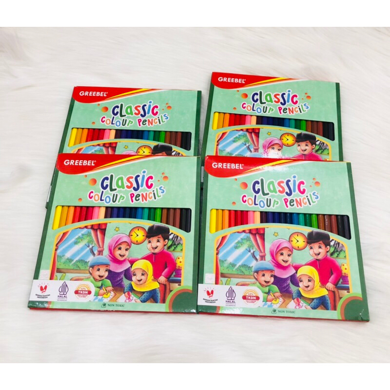 

PENSIL WARNA GREEBEL ISI 24 WARNA