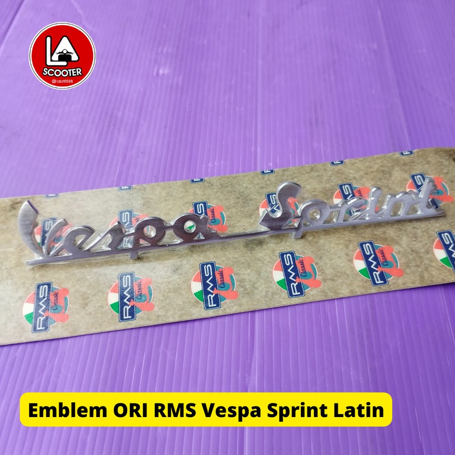Emblem ORI RMS Vespa Sprint Latin