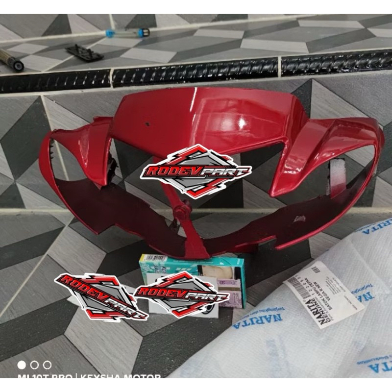 BATOK/TOTOK DEPAN VEGA R NEW BATOK LAMPU VEGA R NEW warna merah maroon