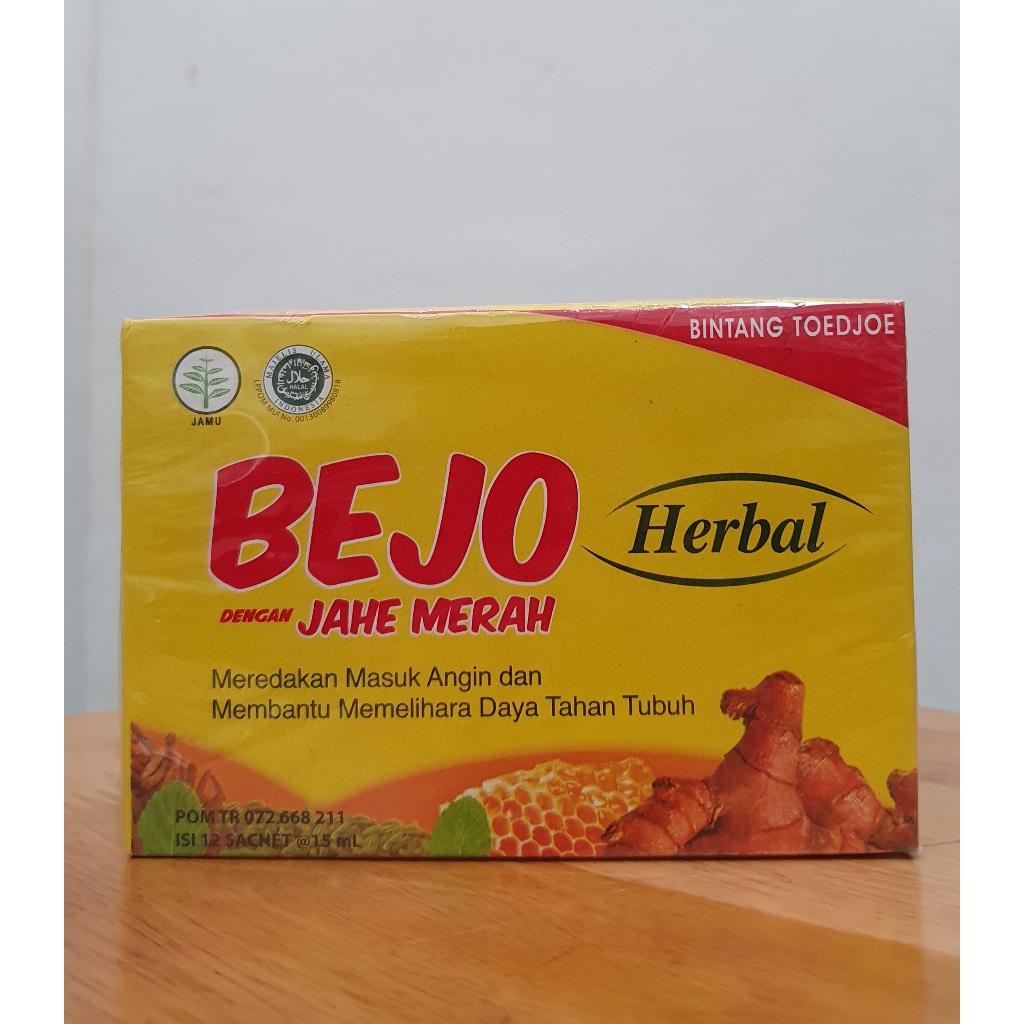 

Bejo Jahe Merah Sachet 1 Pack (12 Sachet)