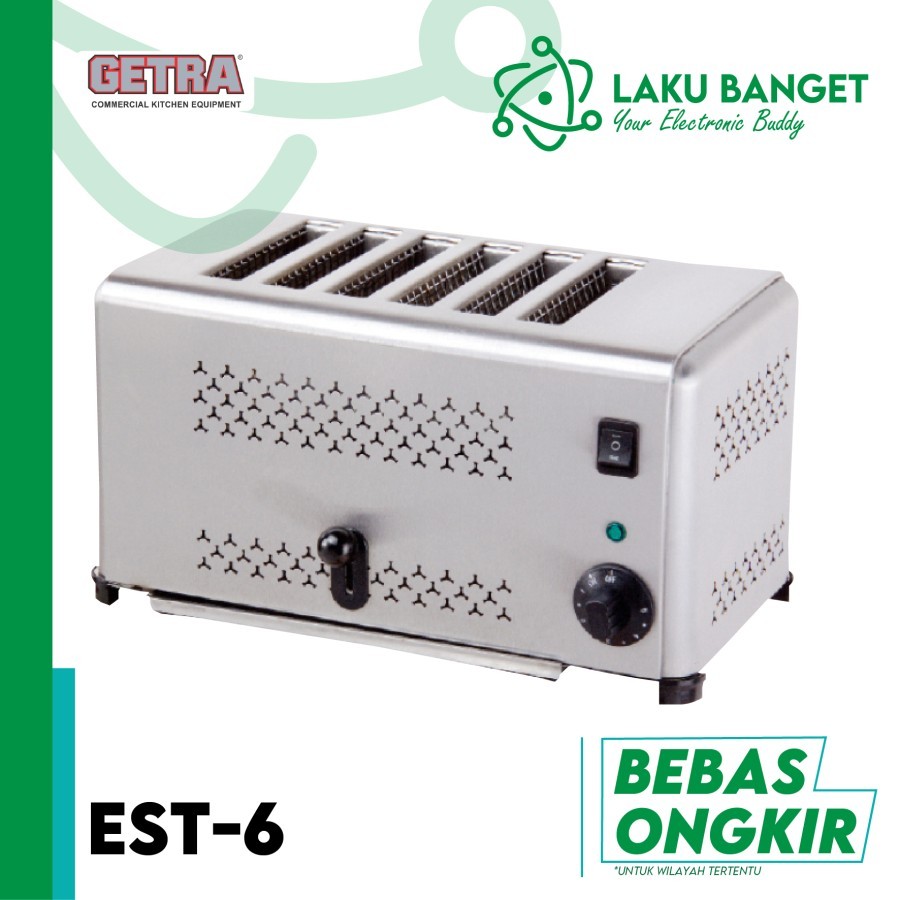 Getra Manual Toaster EST-6 / Mesin Pemanggang Roti Getra EST 6 / EST6