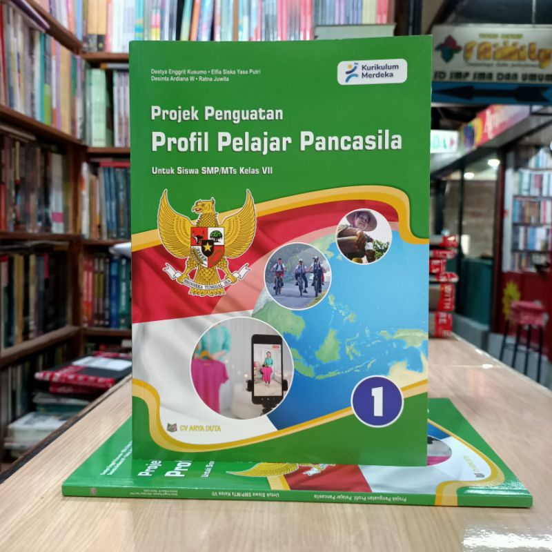 BUKU P5 KELAS 7. PROJEK PENGUATAN PROFIL PELAJAR PANCASILA KELAS 7 SMP/MTs. CV. ARYADUTA. ORIGINAL.