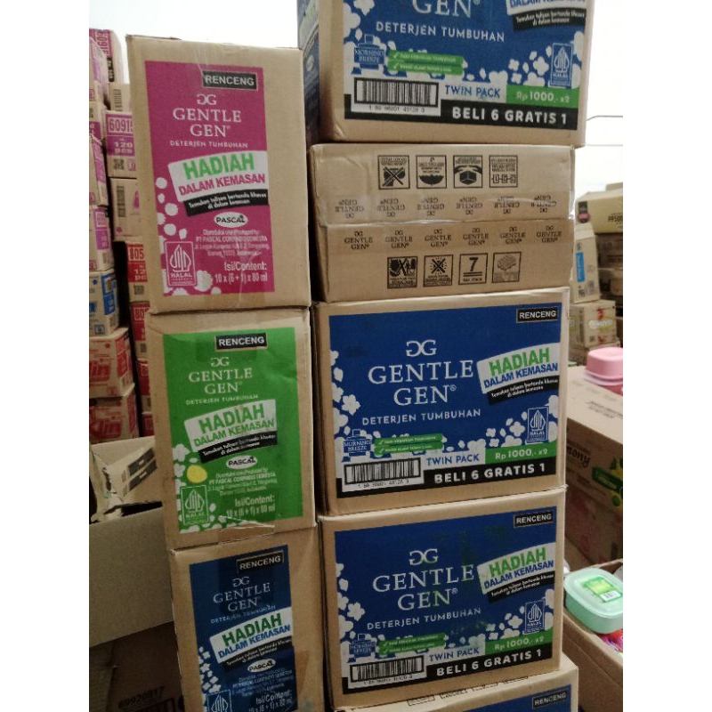 Gentle gen detergent renceng karton