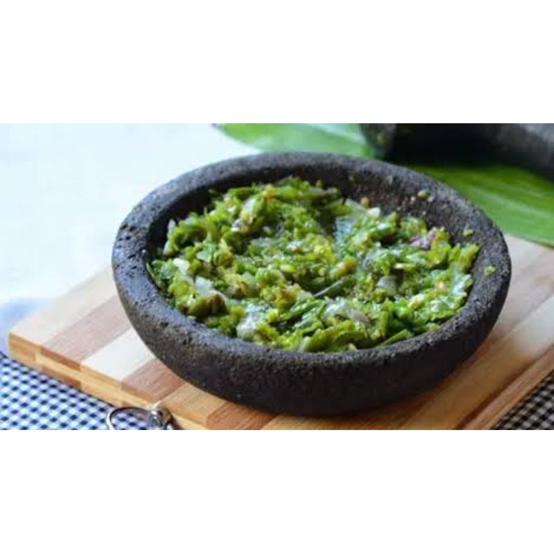 

sambal Hijau gurih lezat nikmat