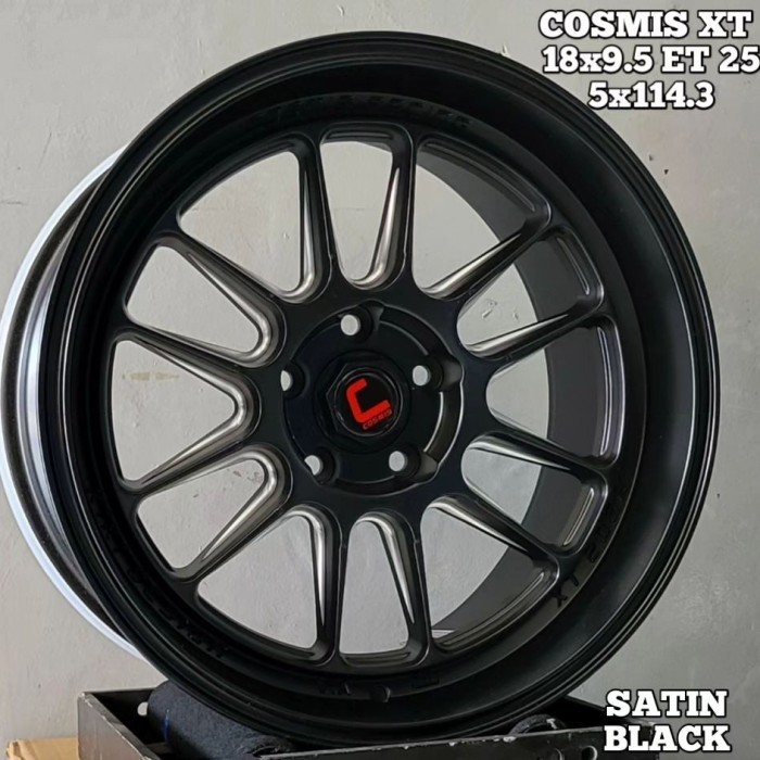 velg mobil ring 18 COSMIS XT velg R18 lebar 9,5 venturer almaz civic