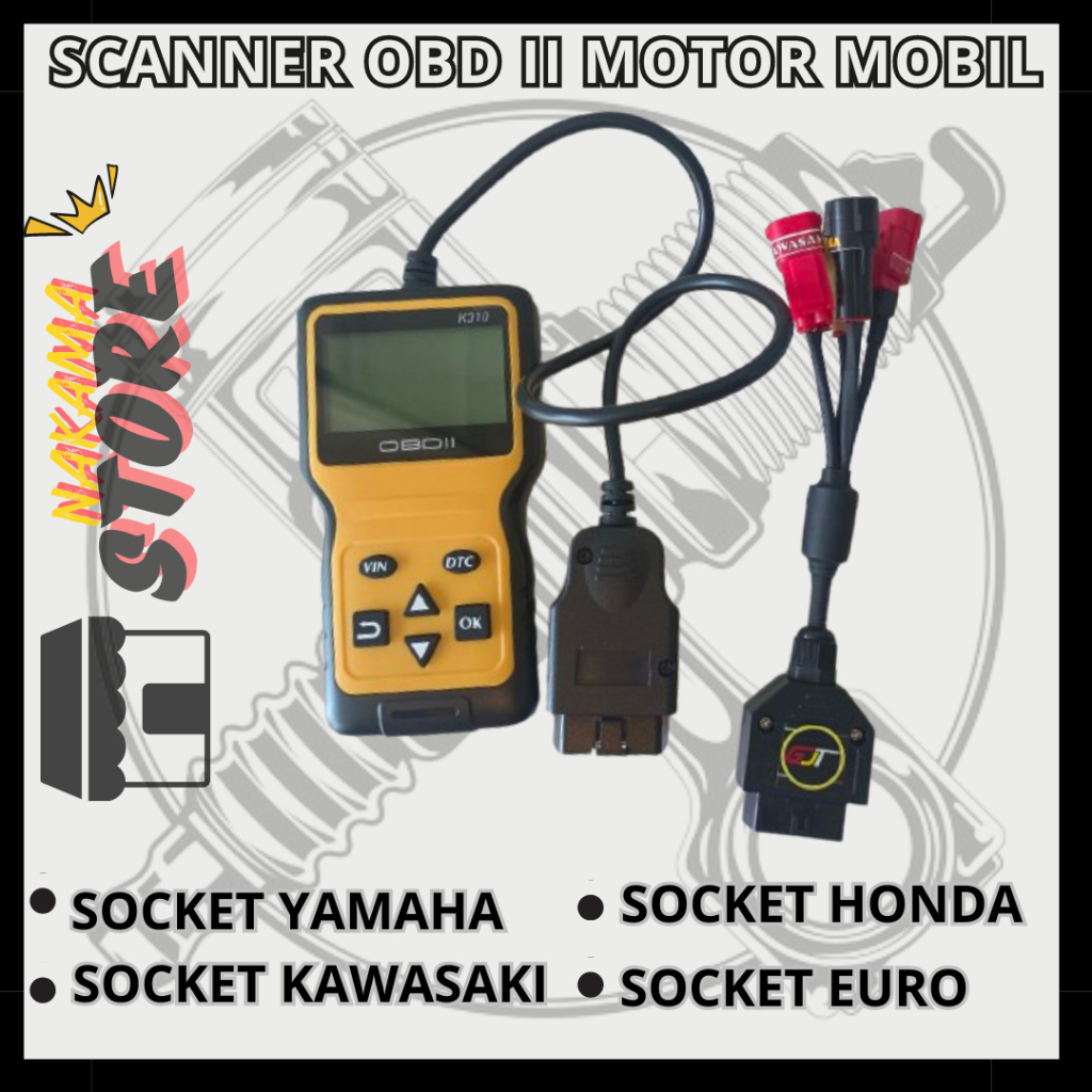 Scanner Motor Yamaha OBD II untuk motor OBD 2