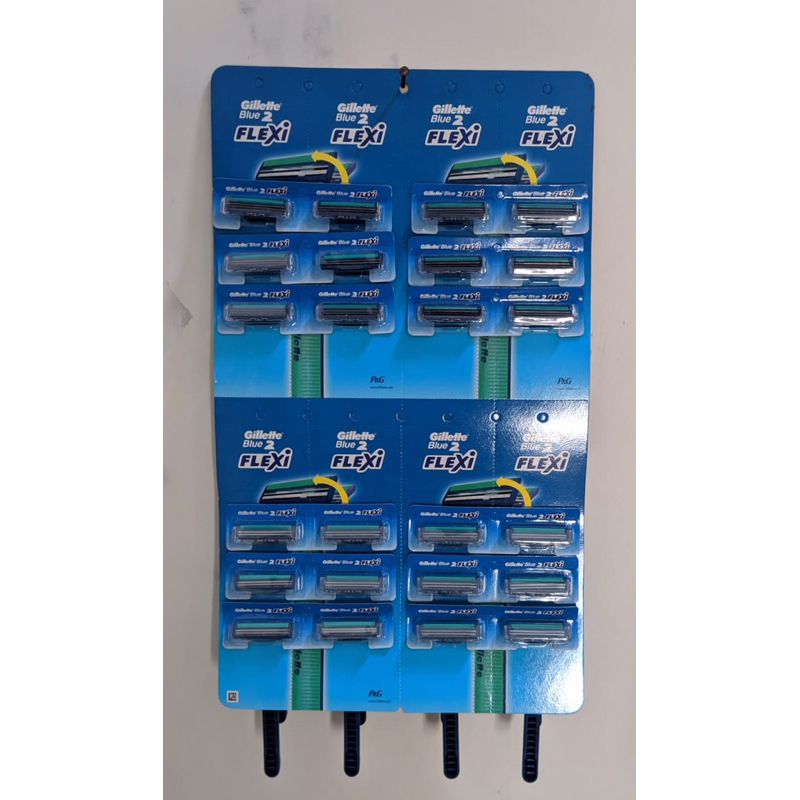 Gillette Blue 2 Flexi Alat Cukur Isi 24 pcs