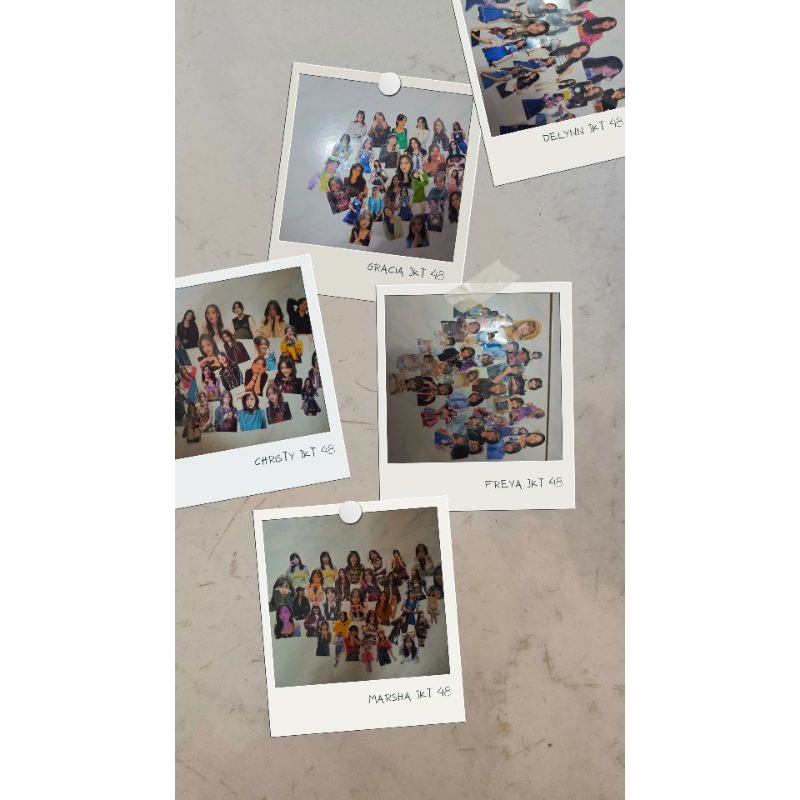 

sticker Christy, freya, delynn, gracia, marsha JKT 48