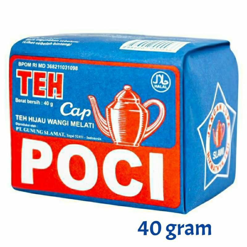 

Teh Poci Kemasan kertas Biru 40 gram