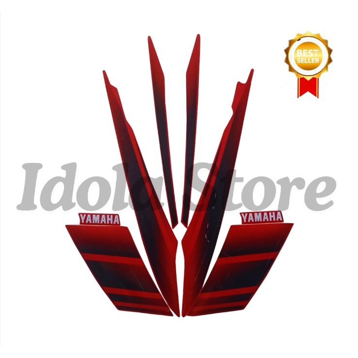 Stiker Striping Mio Soul GT 2011 Merah List Stiker Standar Mio Soul GT 2011 Mio Soul GT 2011