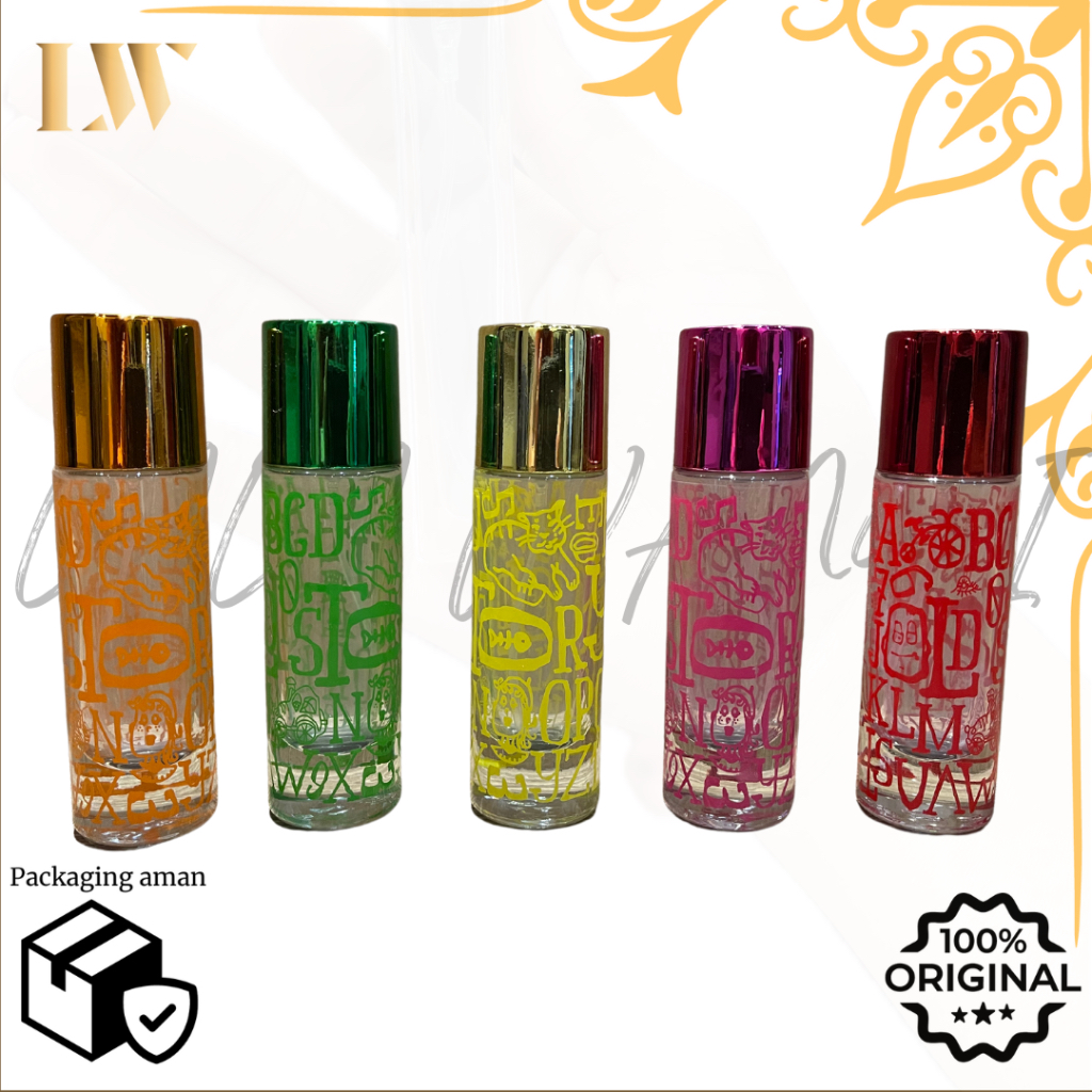 (PERLUSIN) Botol Casa 30ml Motif Kaca / Botol Parfume Casa Kaca Motif 30ml Random