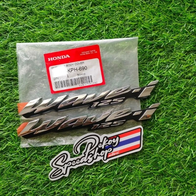 Emblem wave 125i wave 125/ 125 i original Honda Thailand harga termurah