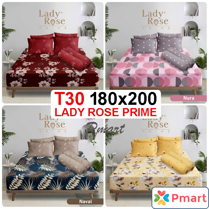 SPREI LADY ROSE PRIME 180x200 TINGGI 30 / SPREI LADY ROSE KING / SPREI LADY ROSE 180x200 PRIME