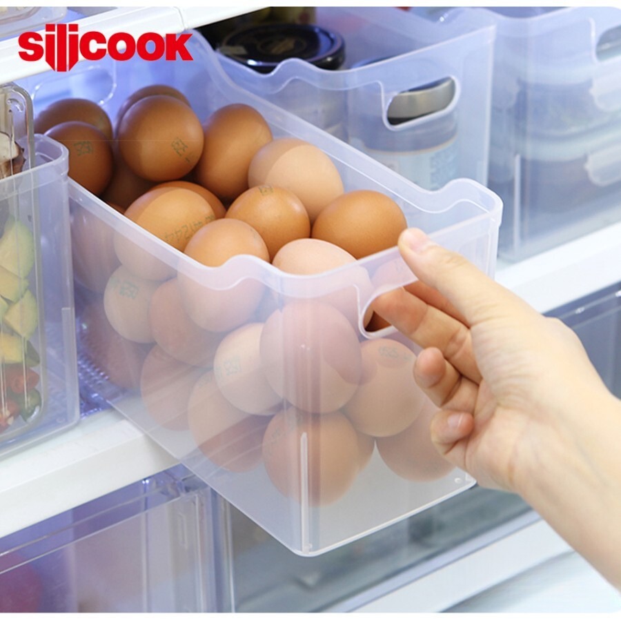 Papabear Silicook Half Tray  - Food Container Organizer keranjang kotak serbaguna bisa susun tumpuk 