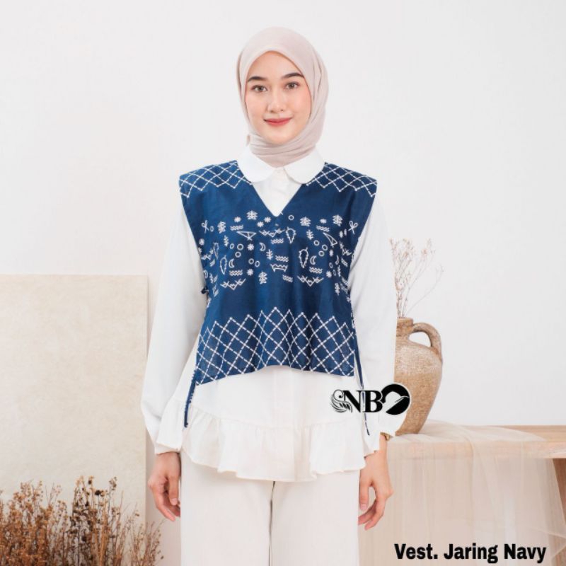 VEST BATIK WANITA MODERN || ROMPI BATIK WANITA || OUTER BATIK WANITA
