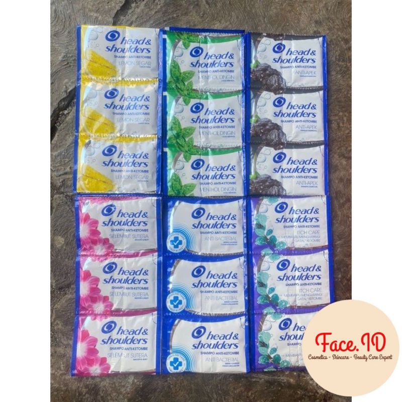Shampoo head and Shoulders Sachet