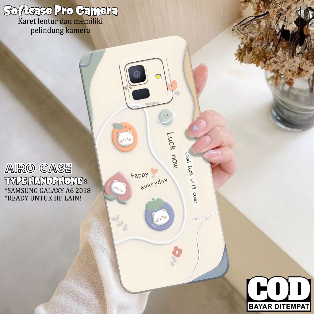 Softcase SAMSUNG GALAXY A6 2018 Terbaru Case SAMSUNG GALAXY A6 2018 Fashion Case KARTUN Casing SAMSU