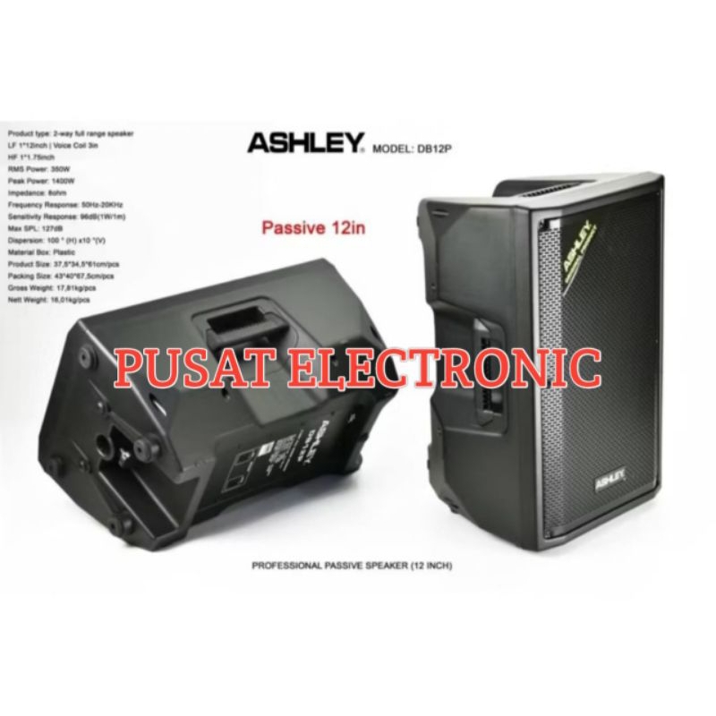Speaker Pasif Ashley Db12p Original Speaker Pasif 12inch