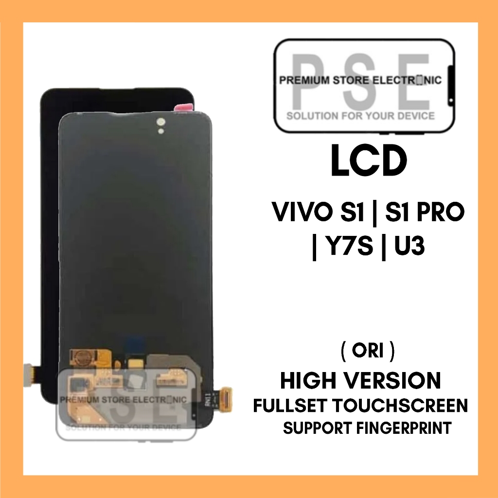 Terlaris  LCD VIVO S1 / S1 PRO / Y7S / U3 - Finger Print Full Set TouchScreen