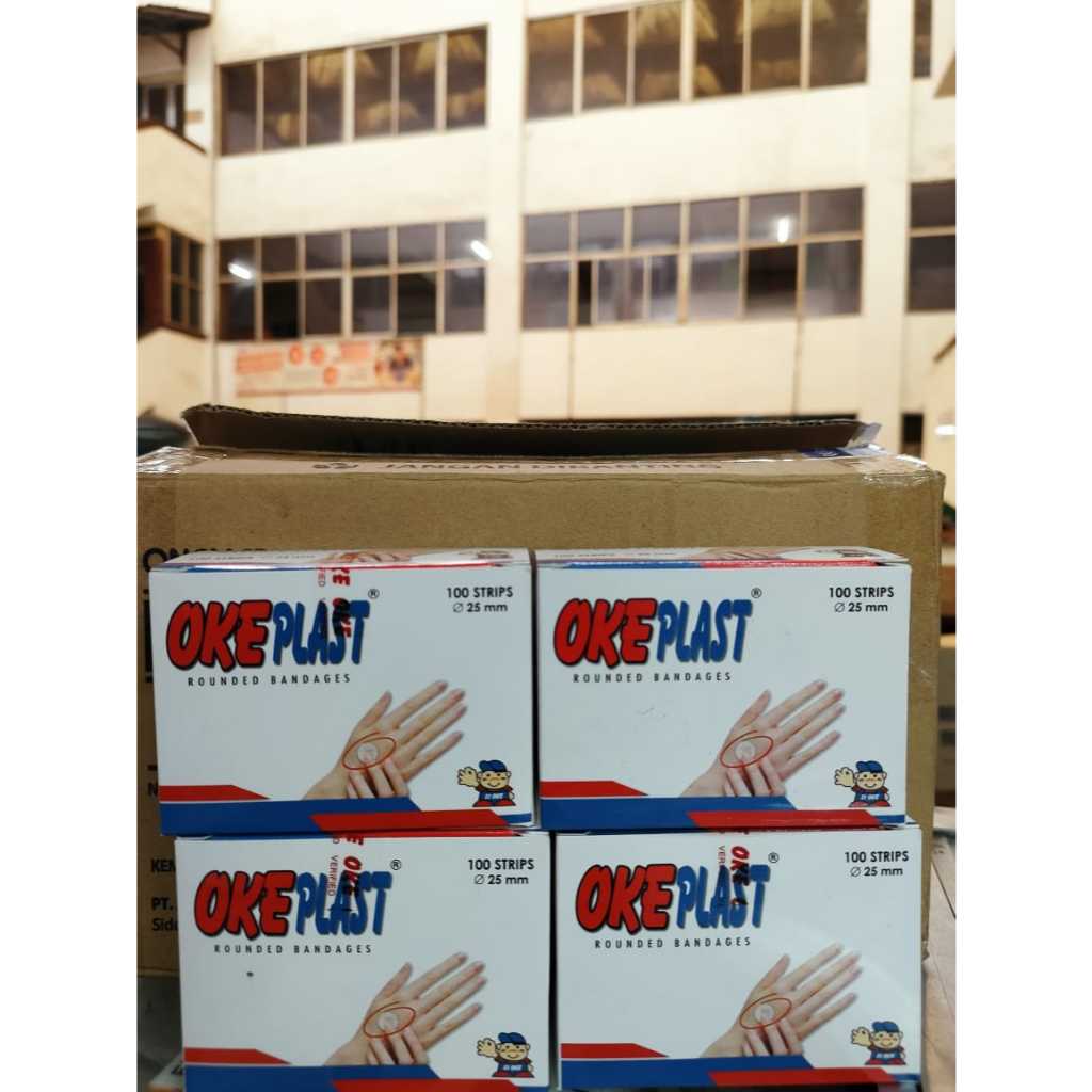 Plester Bulat OKplast isi 100strip