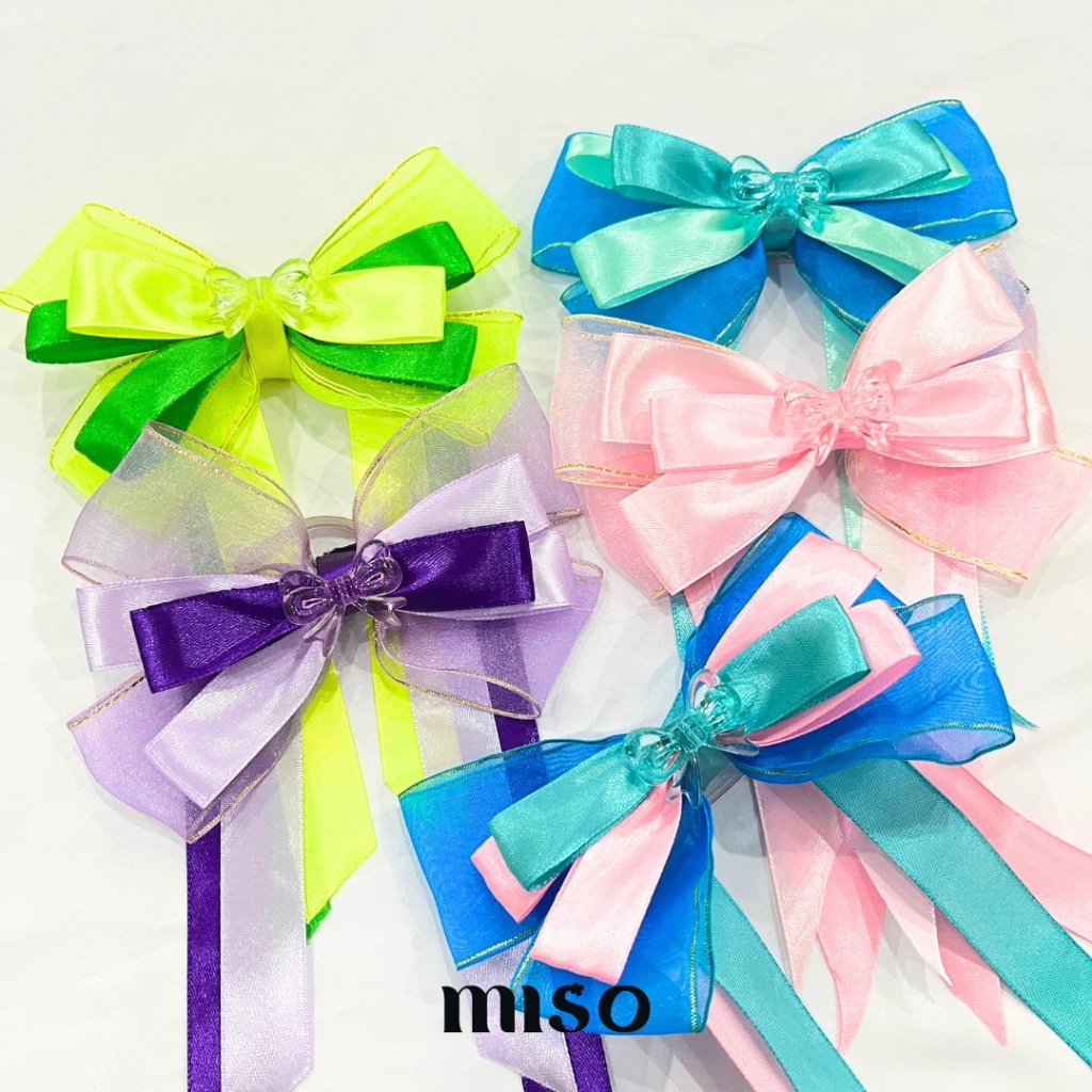Semi Transparant Ribbon Lightsick Medium / Deco Lightstick Ribbon / Ribbon Lightstick Rumbai / Pita 